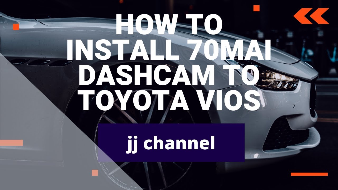 How to install 70mai dashcam to Toyota Vios | Cara pasang dashcam 70mai ke dalam Toyota Vios