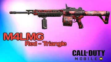 Jugando con la M4LMG *RED TRIANGLE* Call of Duty mobile | COD MOBILE GAMEPLAY WALKTHROUGH