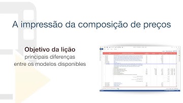 Vídeo Tutorial de PriMus - A impressão da composição de preços - ACCA software