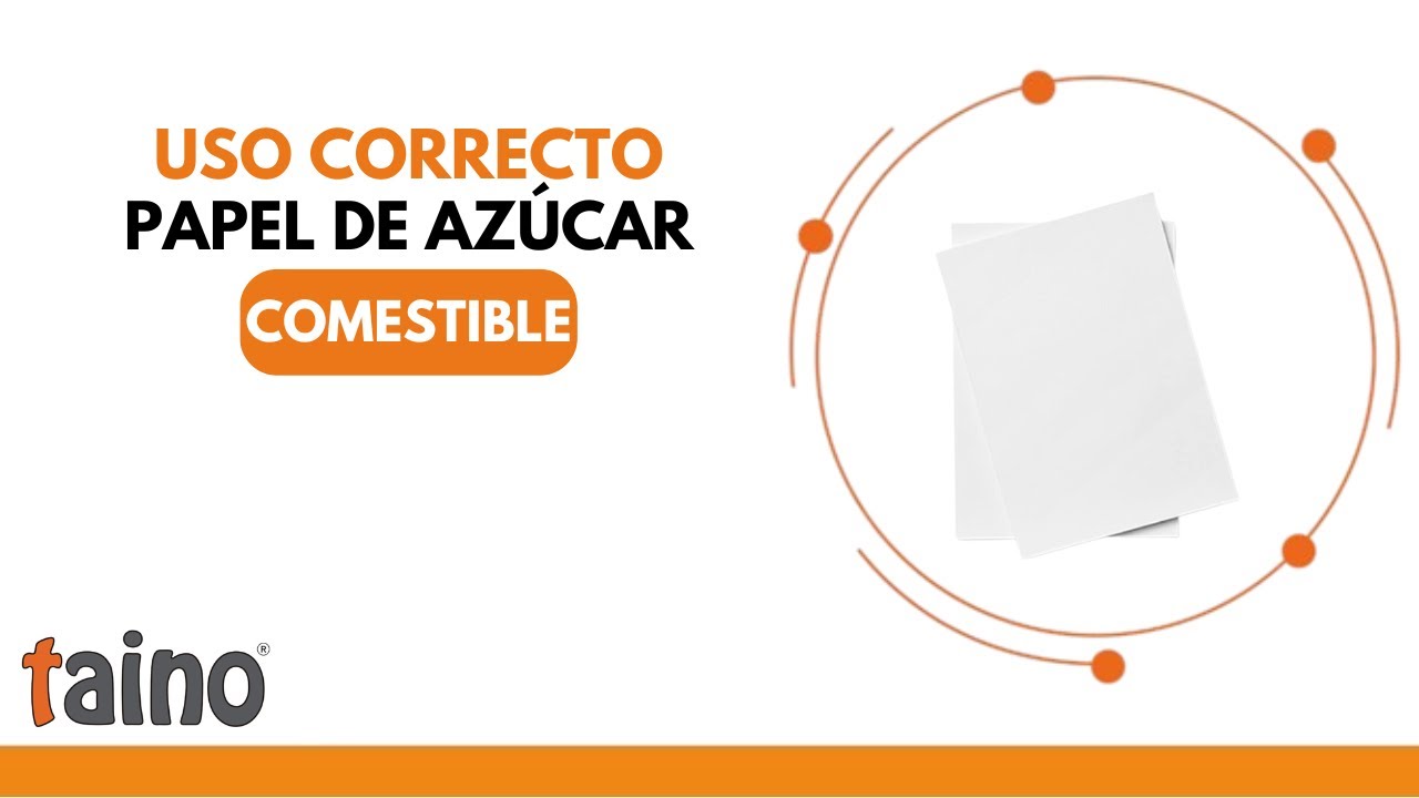 ✅Como Usar el Papel de Azúcar Comestible| Taino®