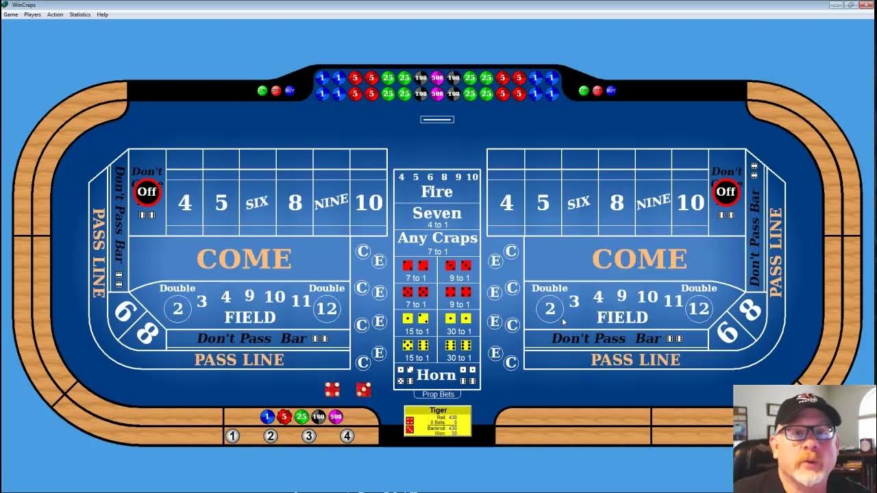 Craps Cold Table Strategy 10 Dollar Table YouTube