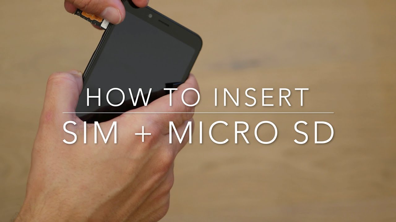 Xiaomi Redmi 6 How To Insert Sim Micro Sd Youtube