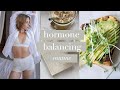 HOW I EAT + WORKOUT ON MY PERIOD | hormone balancing + menstrual phase routine