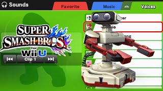 R.O.B. Voice Clips - Super Smash Bros Wii U