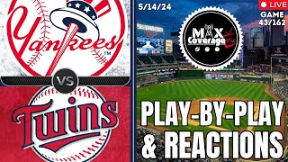 🔴LIVE New York Yankees vs Minnesota Twins - Play-By-Play & Reactions (5/14/24)