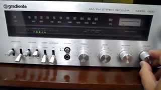 RECEIVER GRADIENTE MODEL 1300 PRATA