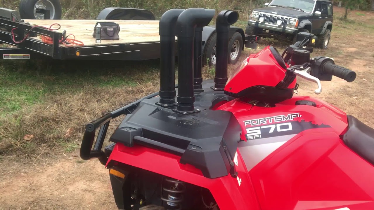 Polaris sportsman 570 upgrade review and talk over YouTube