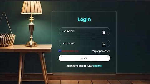Creating a beautiful stunning responsive login form design Using HTML CSS only#coding #webdevelop