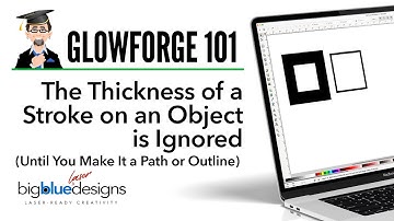 Glowforge 101: The Thickness of a Stroke is Totally Ignored
