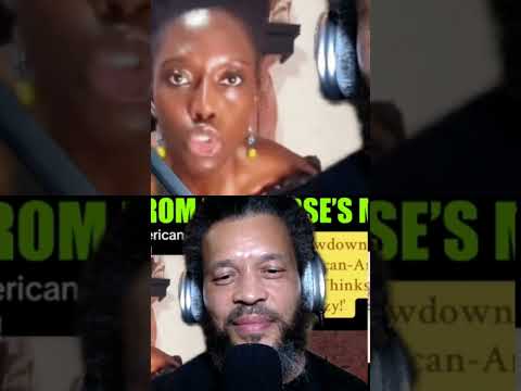 AFRICAN WOMAN DISRESPECTING BLACK AMERICANS!