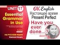 Unit 17 Present Perfect, вопрос Have you ever done...? | OK English Elementary