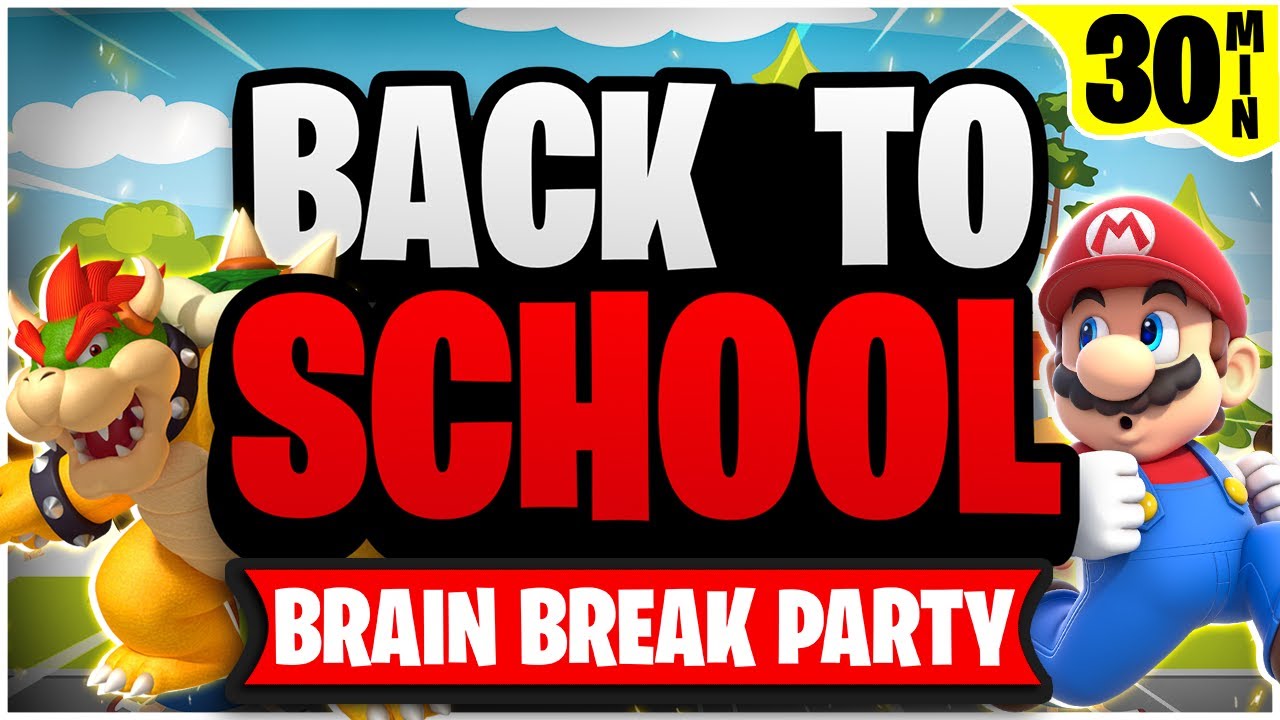 Back to School Brain Break Party 📍 Freeze Dance & Run 📍 Just Dance 📍 ...