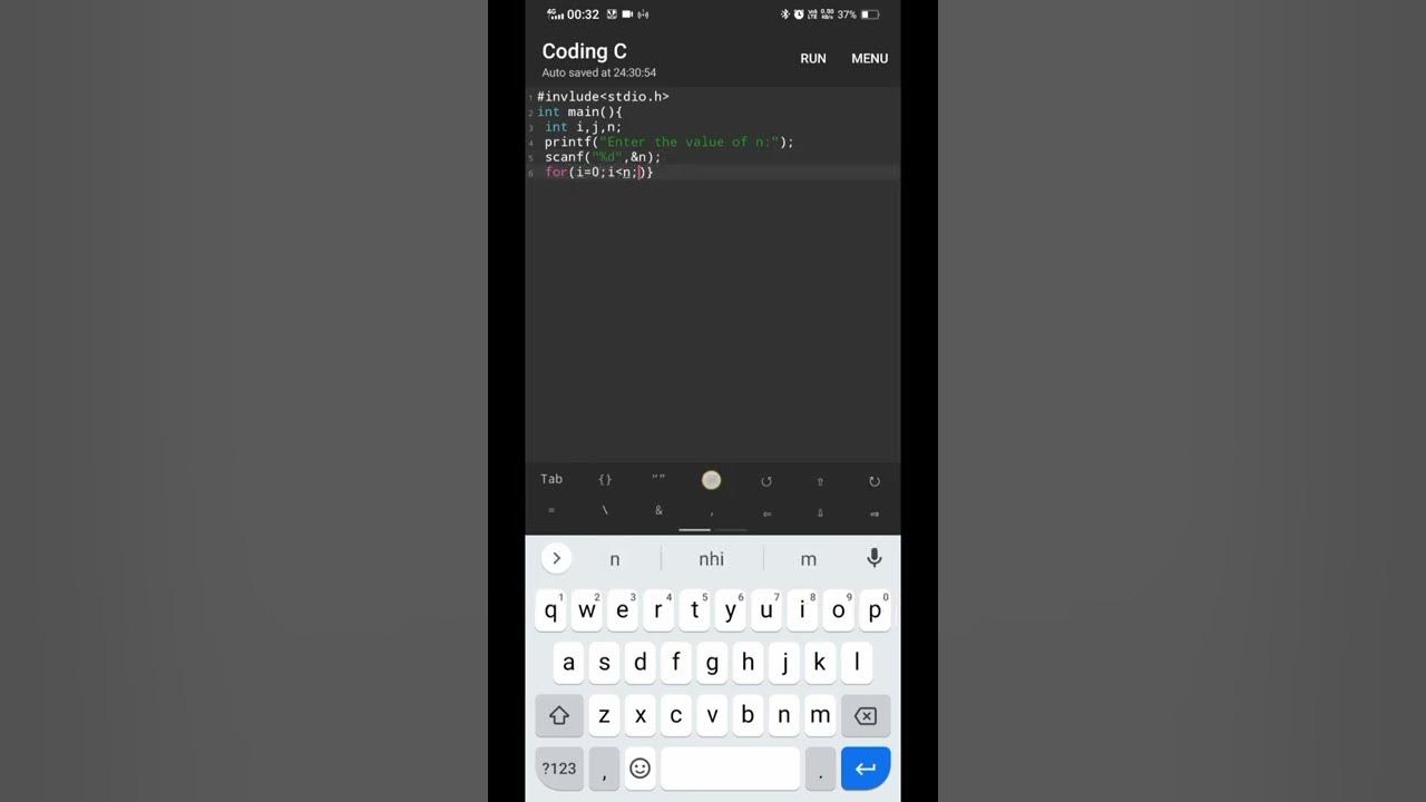 Design the pattern using nested loop statements in C - YouTube
