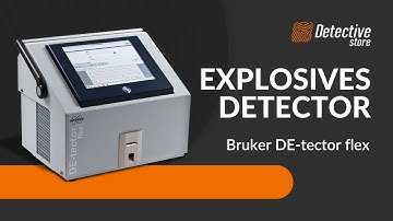Explosives and narcotics detector Bruker DE-tector flex - analysis in 8 seconds, database expansion
