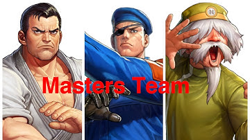 Kof 2002 UM PS4 arcade mode playthrough with the Master Team