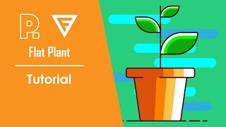 Flat Plant | Tutorial | Illustrator