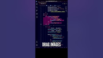 😍😍 Advance HTML CSS & JS Project - Drag & Drop Images #shorts #javascript #html #css #programming