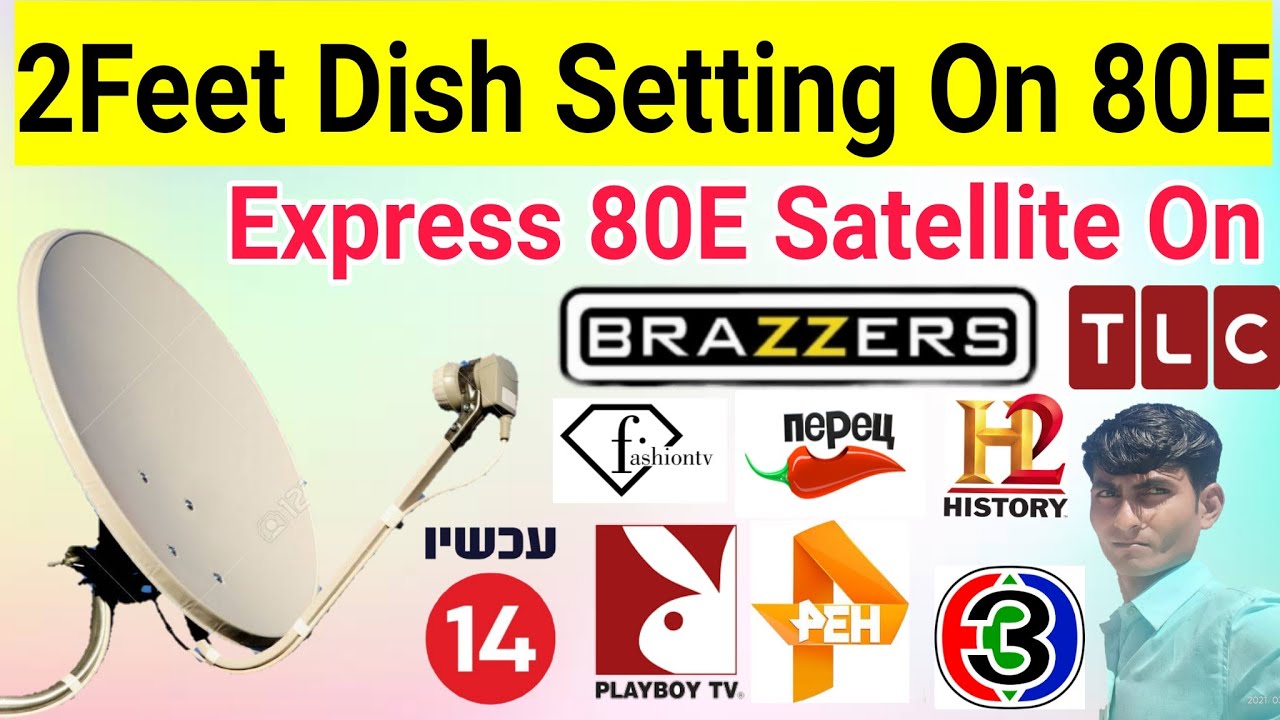 2 Feet Pe Express 80E Full Dish Setting, Form Gujarat 80E Satellite Set Hoga | mbfreedish