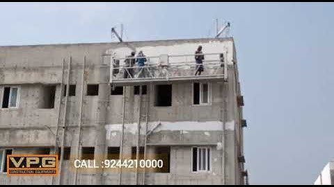 Rope Suspended Platform | Gondola | Hanging Platform