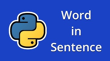 Check if a word is present in a sentence in Python-Python programming for beginners