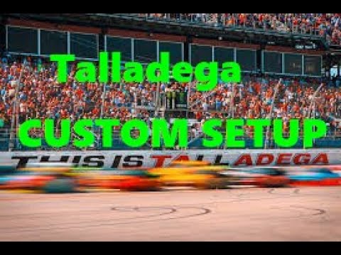 NH4 Talladega Setup For Cup xfinity & Trucks - YouTube