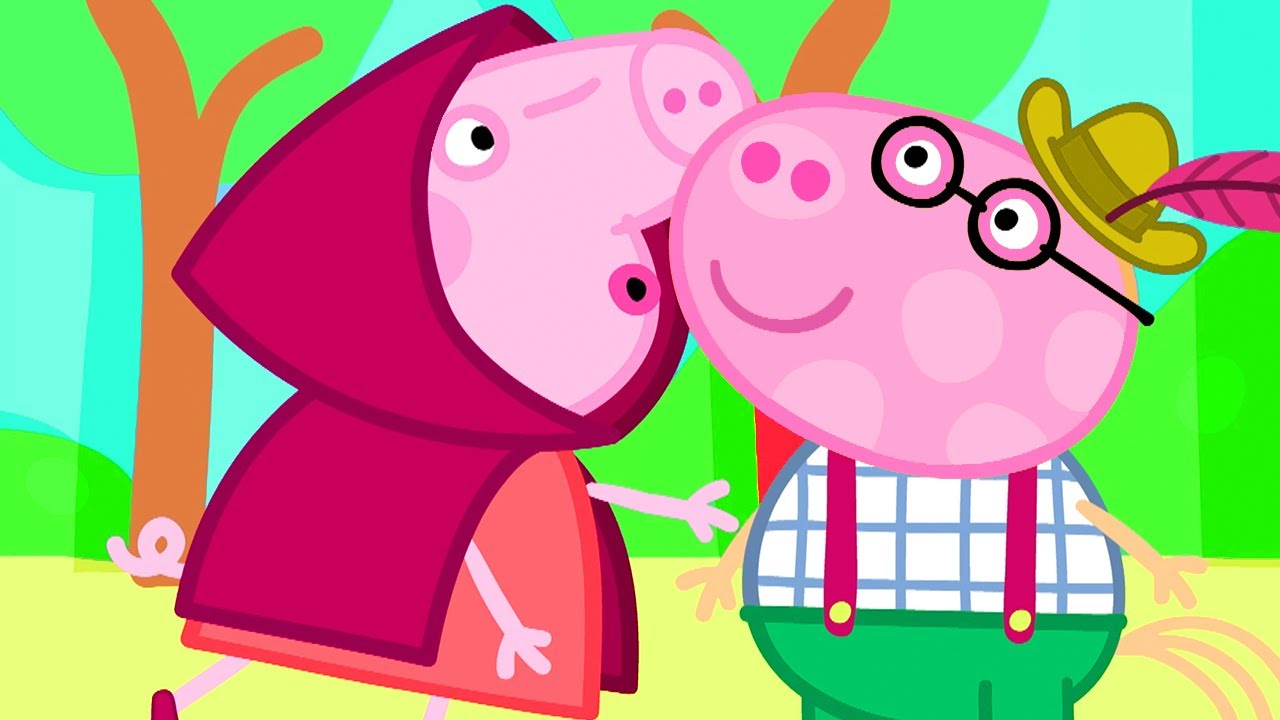 Peppa Pig English Episodes Peppa's Kiss at the School Play - YouTube.