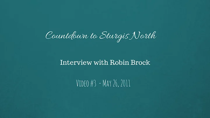 Robin Brock Countdown to Sturgis North #3.MOV