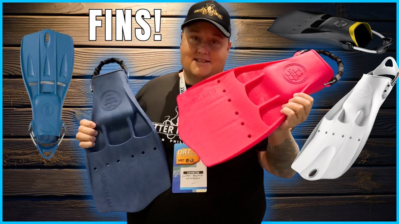 The top scuba fins in Asia dive show