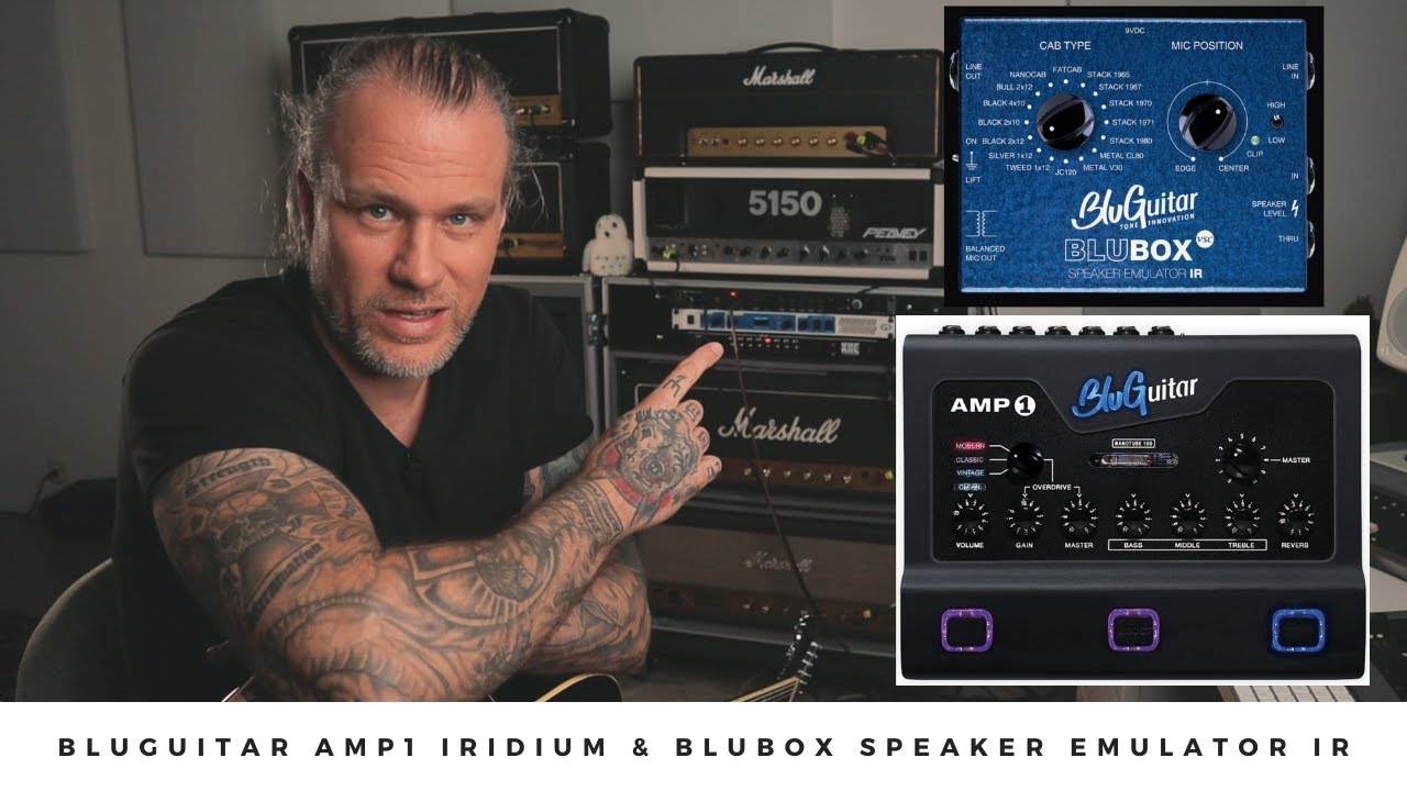 BluGuitar AMP1 IRIDIUM & BluBox SPEAKER EMULATOR IR - Small in