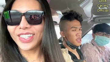 DIVA cát thy đi diễn show cùng hai con gái