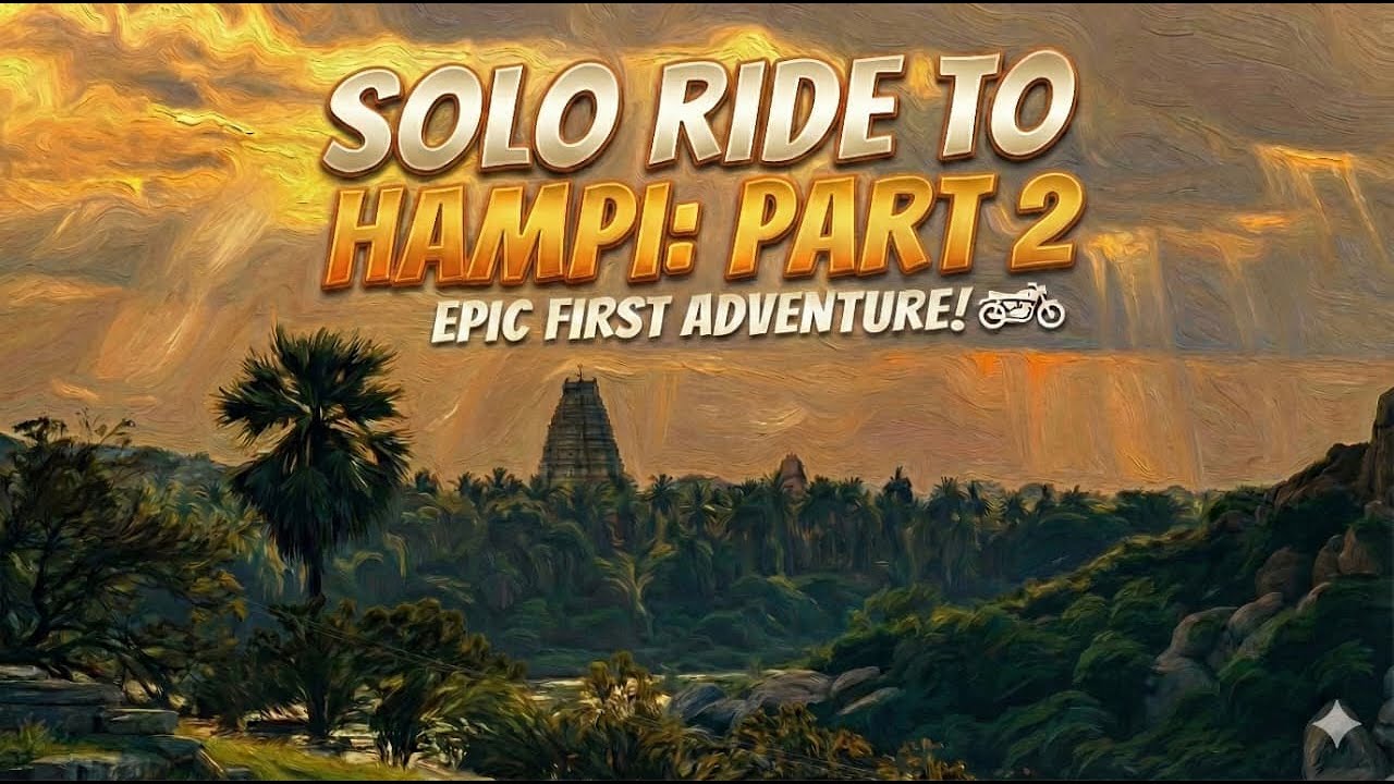 Blessings from an Elephant & Making Friends in Hampi 🐘✨