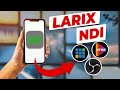 MÓVIL como CÁMARA para OBS o vMix ► Utiliza: Larix Broadcaster NDI