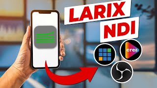 استخدام الهاتف ككاميرا لبرنامج OBS أو vMix ► استخدم: Larix Broadcaster NDI screenshot 3