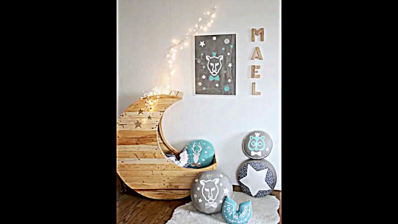 märchenhaftes babywiege design aus holzpaletten wie ein halbmond märchenhaftes babywiege design aus holzpaletten wie ein halbmond
