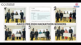 DDS Feburary Meetup & AAICO Hackathon Award Ceremony