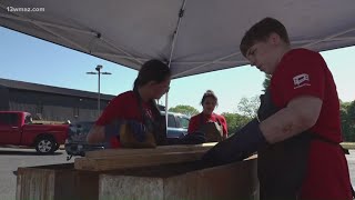 Macon nonprofit builds beds for kids in need