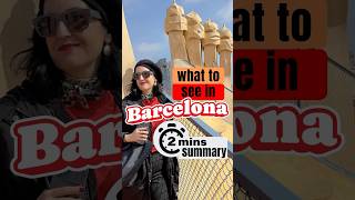Barcelona in 2 Minutes 🇪🇸 | Watch Before You Plan!  #barcelona #travel #barcelonatravel
