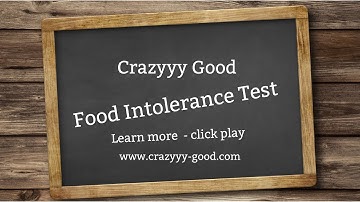 Crazyy Good Intolerance Test intro video