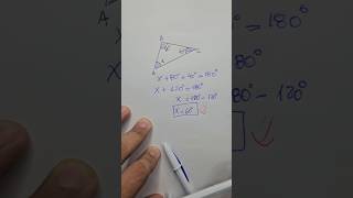 A soma dos ângulos internos de qualquer triângulo é sempre 180°. #matematica #enem #concurso
