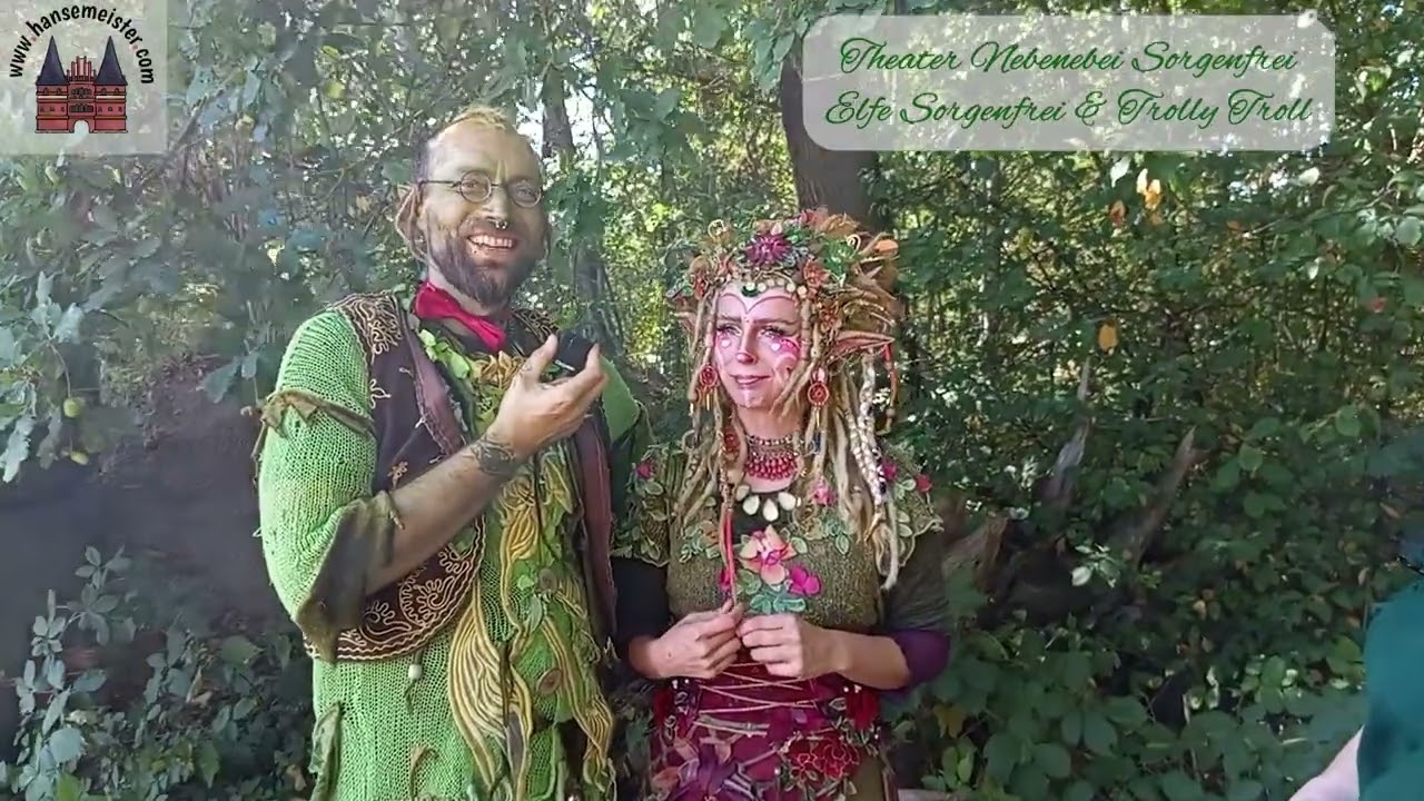 Interview mit der Elfe Sorgenfrei vom Theater Nebenbei Sorgefrei beim MPS Luhmühlen 2025