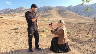 A miracle in the mountains; when the operator and Mr. Taleb changed Maria's fate✨️🎁.*