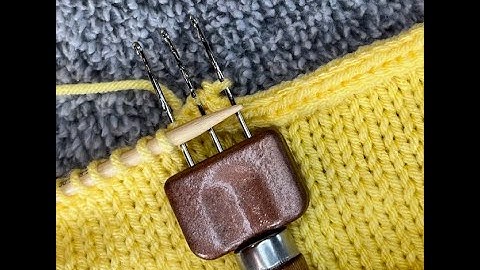 Icord bind off with the Cordy icord maker tool