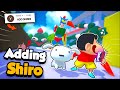 Adding shiro and heroes to my shinchan 3d open world game