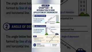 class 10th chapter 9 Introduction to some applications of trigonometry, full concept 💯