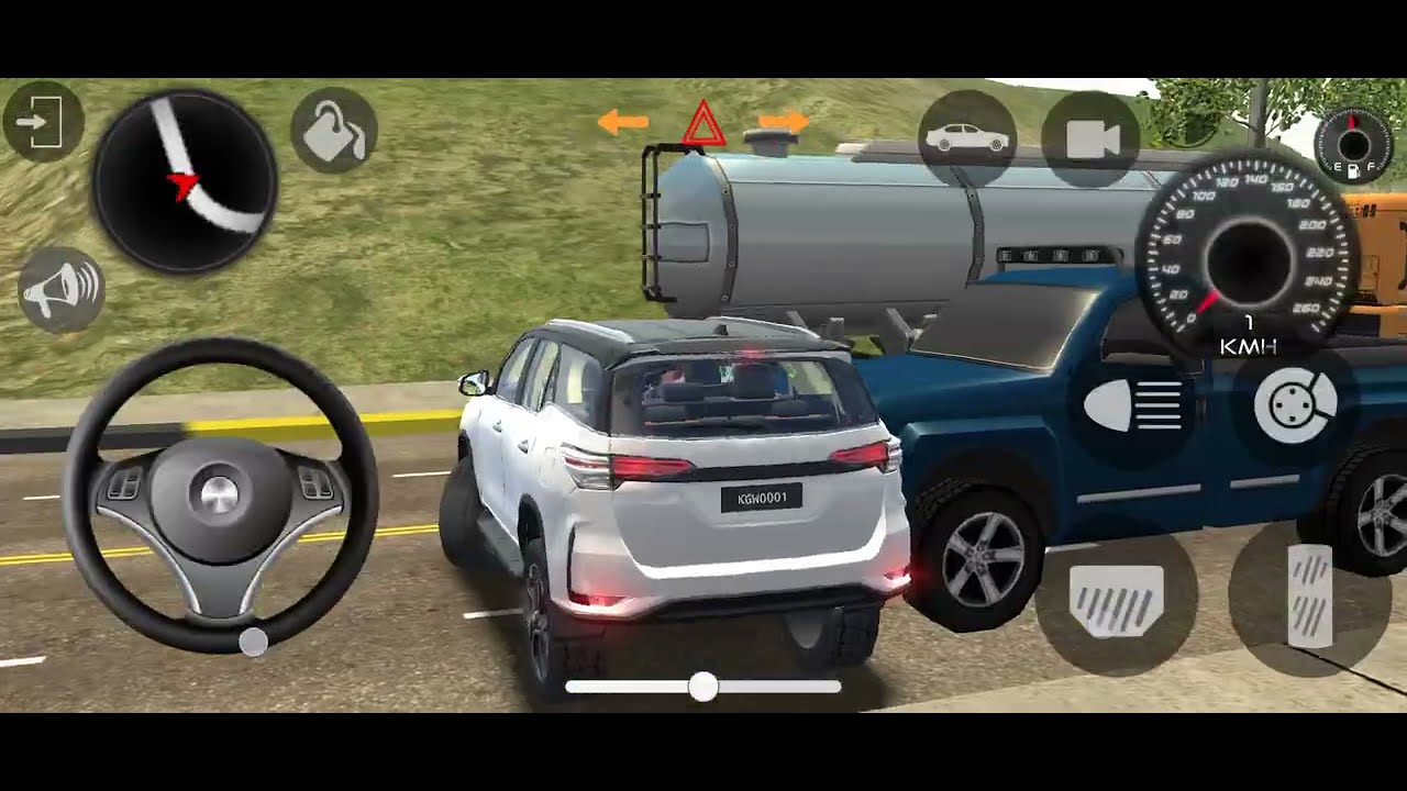3D Gaming Adventure–Toyota Fortuner Legender 4×4 Offroad Drift,Mountain & City Roads Speeding STUNTS