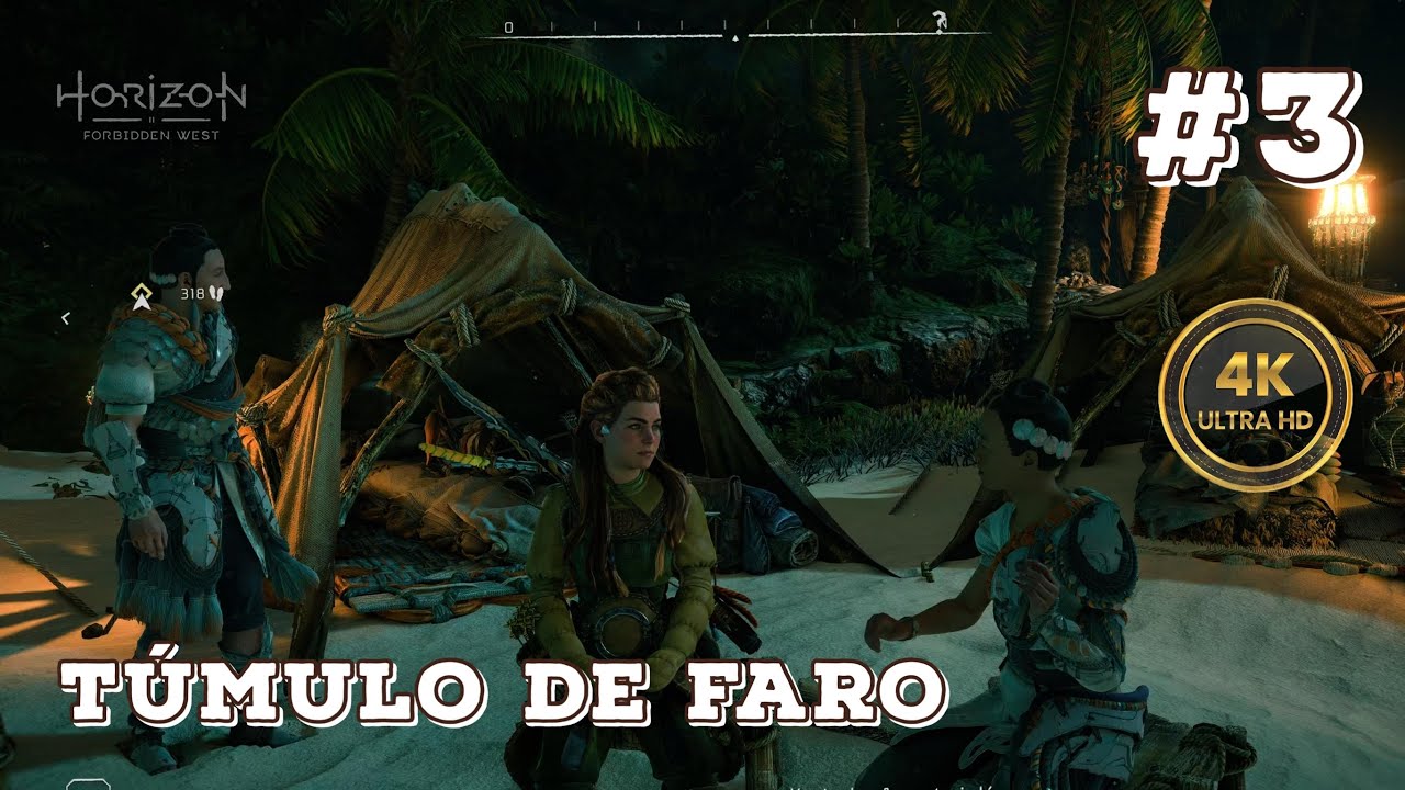 Horizon Forbidden West - Túmulo de Faro #3 - Explorando e Comprando em ...