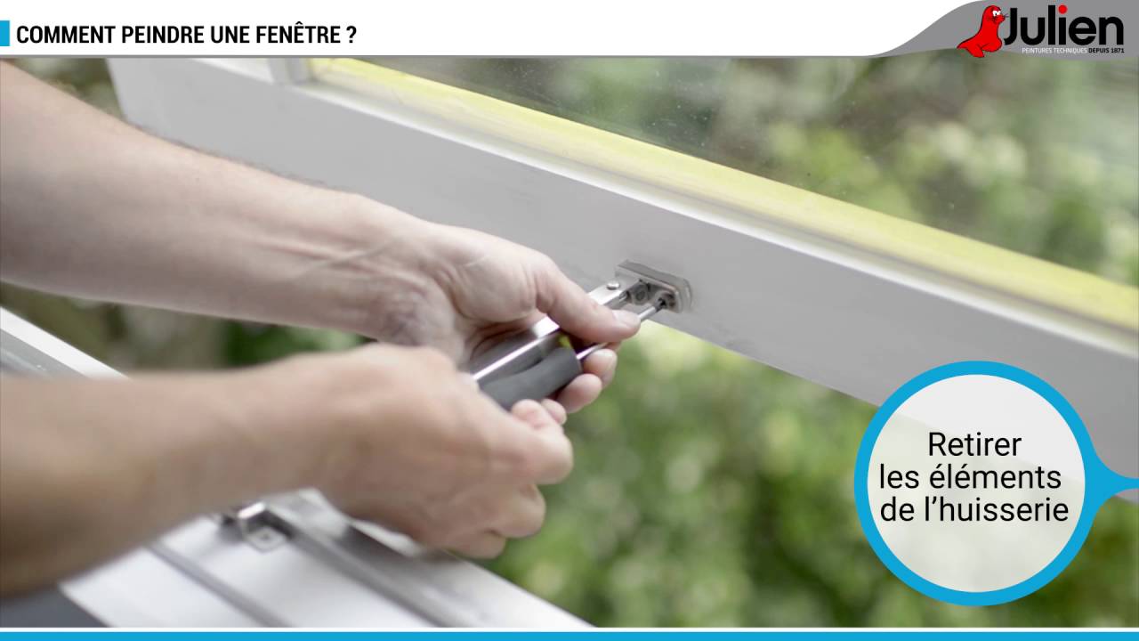 Comment peindre une fenêtre ? peintures julien youtube