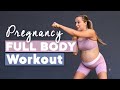 20 MIN Schwangerschaft Workout / Ganzkörper Training für alle Trimester &amp; GIVEAWAY