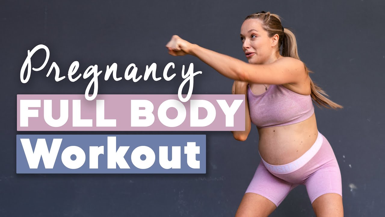 20 MIN Schwangerschaft Workout / Ganzkörper Training für alle Trimester & GIVEAWAY