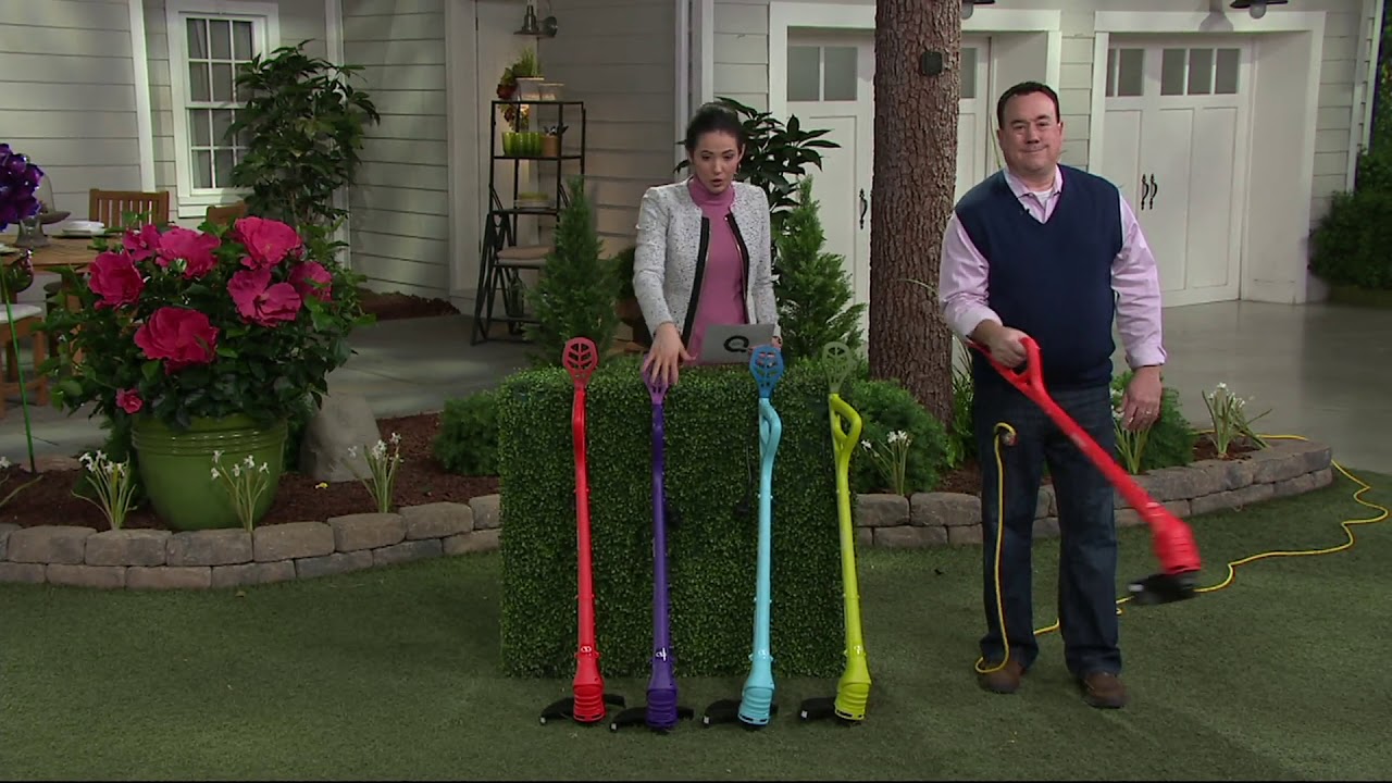 Sun Joe Electric Lightweight Grass and Weed Trimmer on QVC YouTube